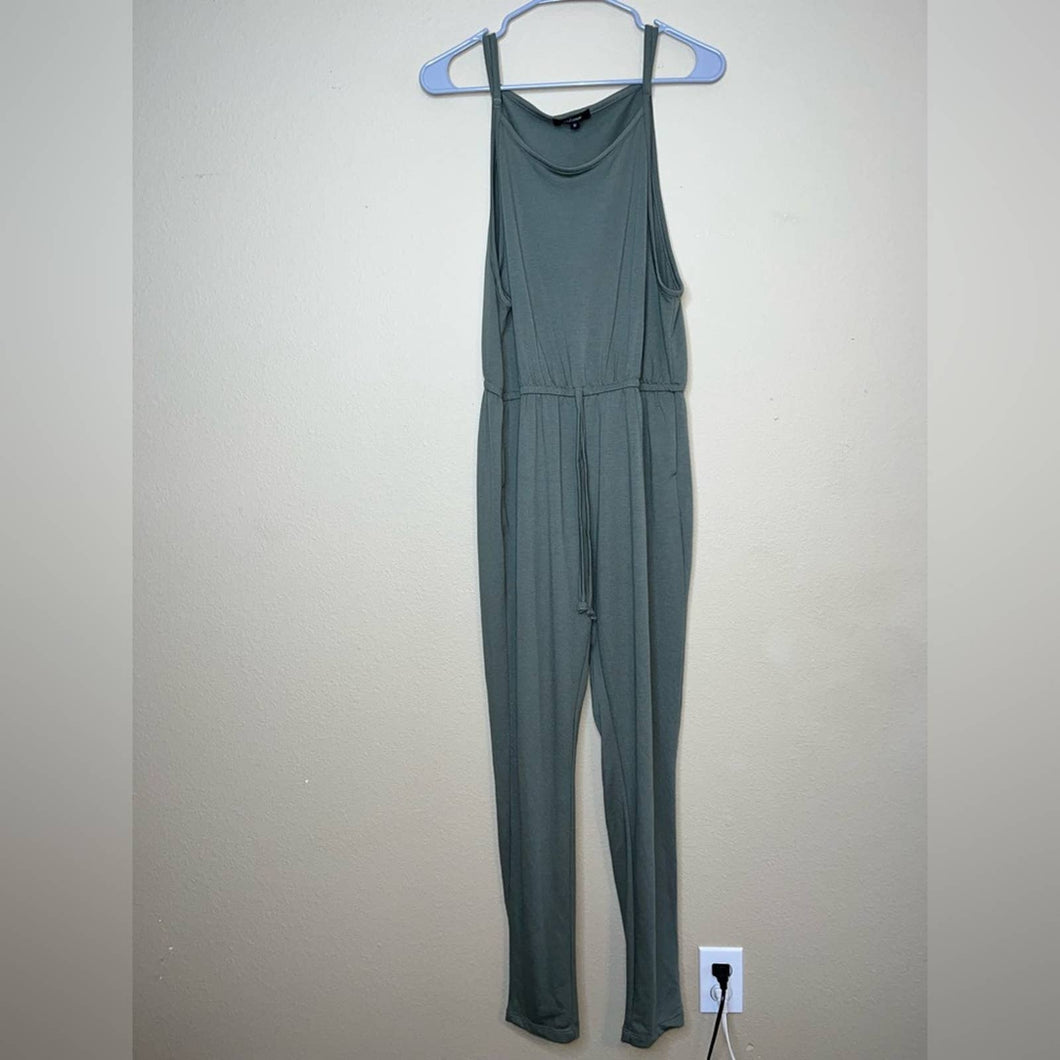 Medium Ambiance Green Casual Jogger Jumpsuit