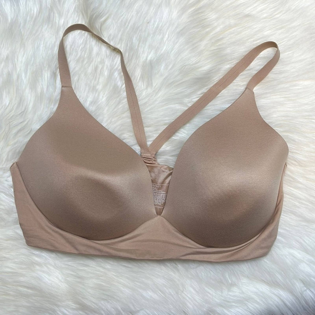 38DD Victoria’s Secret Nude Lightly Lined Plunge Plus Size Bra