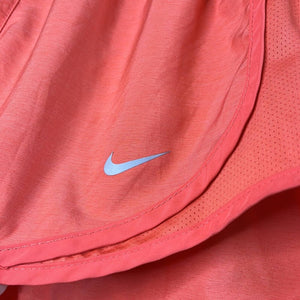 XS Nike Women’s Bright Coral Pink Orange Athletic Running Shorts