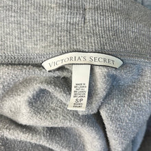Load image into Gallery viewer, Small Short Victoria’s Secret Gray White Lounge Sweatpants
