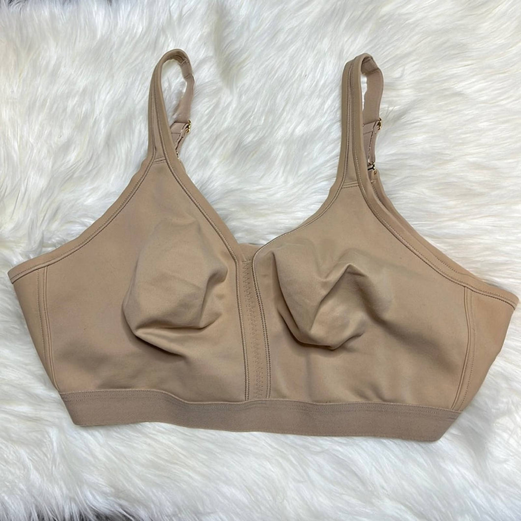 Size 42DDD Soma Plus Size Nude Embrace Full Coverage Wireless Unlined Bra