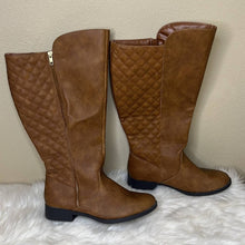 Load image into Gallery viewer, Sz 10 Dex Flex Brown Knee High Boots Shoes

