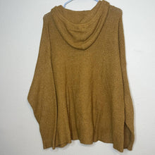 Load image into Gallery viewer, Large Aerie Golden Brown Waffle Knit Soft Hoodie Shirt
