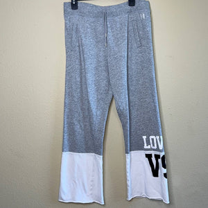Small Short Victoria’s Secret Gray White Lounge Sweatpants