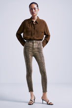 Load image into Gallery viewer, Zara | Snake Print Skinny Jeans
