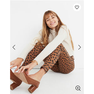 Madewell | Leopard Dot Skinny Jeans