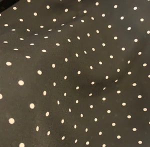 Torrid Black and White Polka Dot Sheer Tank