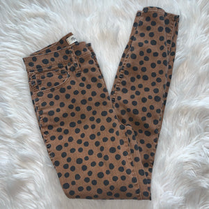 Madewell | Leopard Dot Skinny Jeans