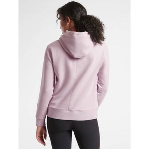 Medium Athleta Pastel Purple Retroplush Hoodie Hooded Sweatshirt