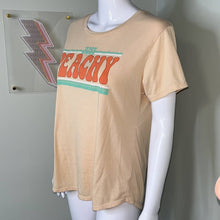 Load image into Gallery viewer, Size Large Modern Canva Just Peachy Short Sleeve Tee
