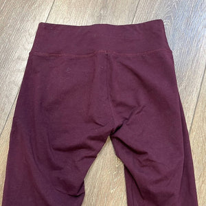 Small Aerie Maroon 7/8 Leggings