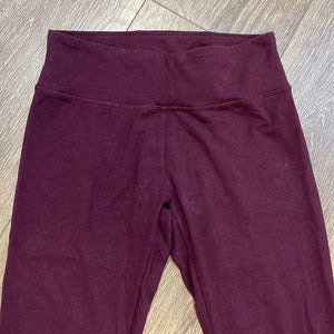 Small Aerie Maroon 7/8 Leggings