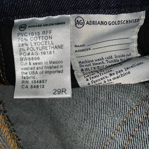 Sz 29 Adriano Goldschmied The Angel Boot Cut Dark Wash Jeans