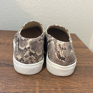 Size 6 Steve Madden Symba Snake Print Slip On Sneakers