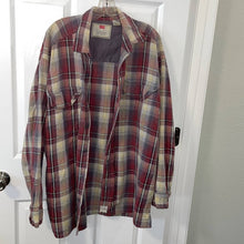 Load image into Gallery viewer, Extra Large Levi’s Mens Red Plaid Thick Flannel Button Up Shirt
