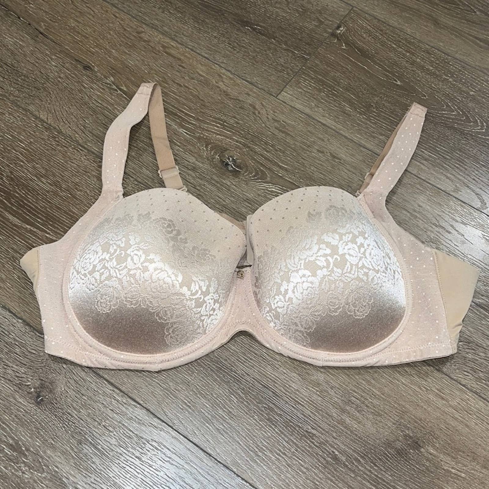 42 DD Soma Nude Lace Full Coverage Bra plus – Thrifty Babes