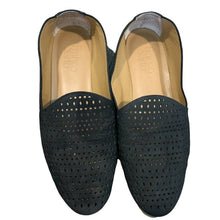 Load image into Gallery viewer, Sz 7.5 Franco Sarto Black Factor Flats
