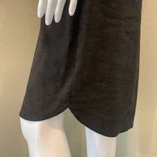 Load image into Gallery viewer, Size Large NYDJ NWOT Linen Long Sleeve Shirtdress In Black
