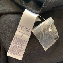 Load image into Gallery viewer, Size Large NYDJ NWOT Linen Long Sleeve Shirtdress In Black
