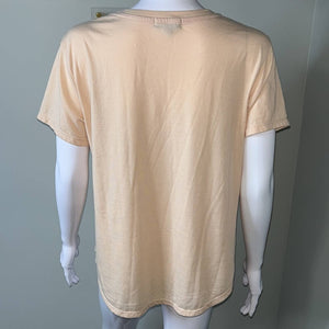 Size Large Modern Canva Just Peachy Short Sleeve Tee