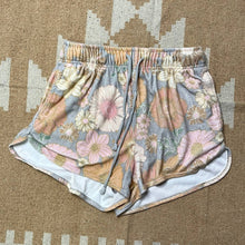 Load image into Gallery viewer, Size Medium Wild Fable Peach Pink Gray Floral Side Split Shorts
