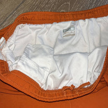 Load image into Gallery viewer, Medium Nike Dri-Fir Orange White Athletic Running Shorts
