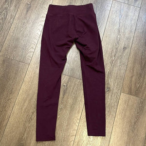 Small Aerie Maroon 7/8 Leggings