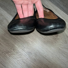 Load image into Gallery viewer, Sz 7 Lucky Brand Basic Black Ballet Flats
