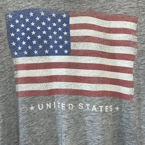 XL Zoe + Liv United States Flag Patriotic Fourth of July Tee