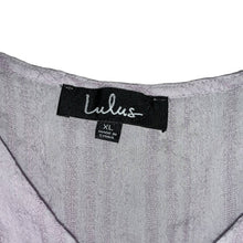 Load image into Gallery viewer, Size XL Lulus Adalee Lilac Striped Button-Up Tank Top
