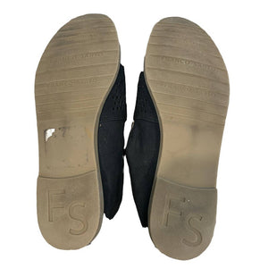 Sz 7.5 Franco Sarto Black Factor Flats