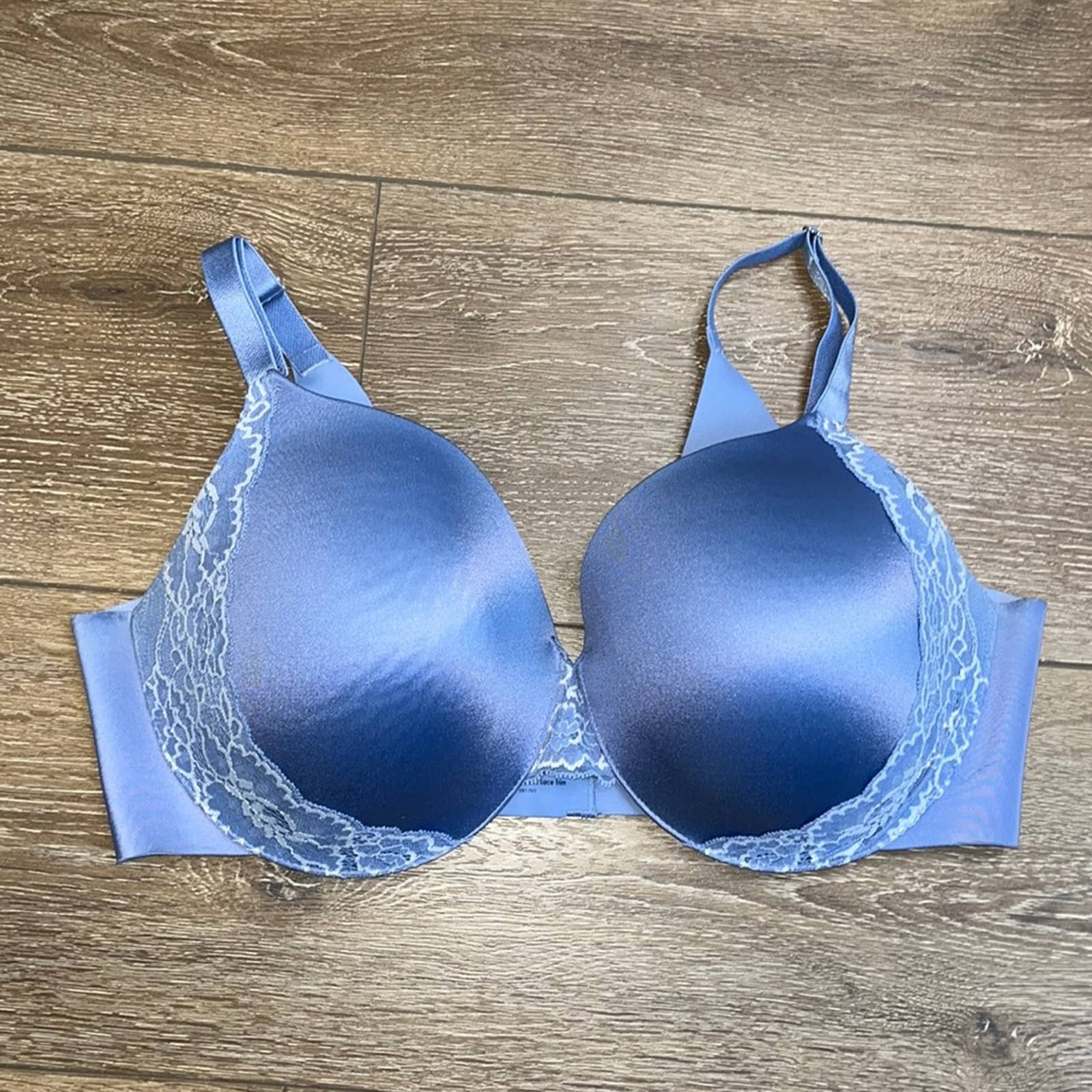 SIze 40D Soma Plus Size Periwinkle Blue Vanishing Back Fc Lace Trim Br –  Thrifty Babes