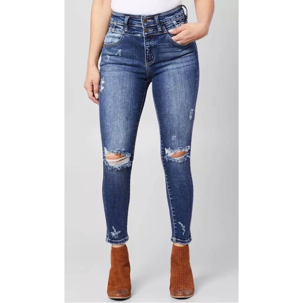 Sz 30 Kancan Signature Kurvy Ultra High Rise Ankle Jean