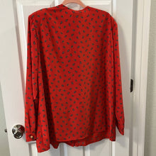 Load image into Gallery viewer, Size 24W Country Sophisticates By Pendleton NWT Plus Size Vintage Red Button Up Shirt
