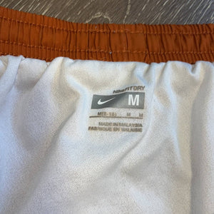 Medium Nike Dri-Fir Orange White Athletic Running Shorts