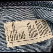 Load image into Gallery viewer, Size 6 Pilcro &amp; The Letterpress Dark Wash High Rise Denim Button Skirt
