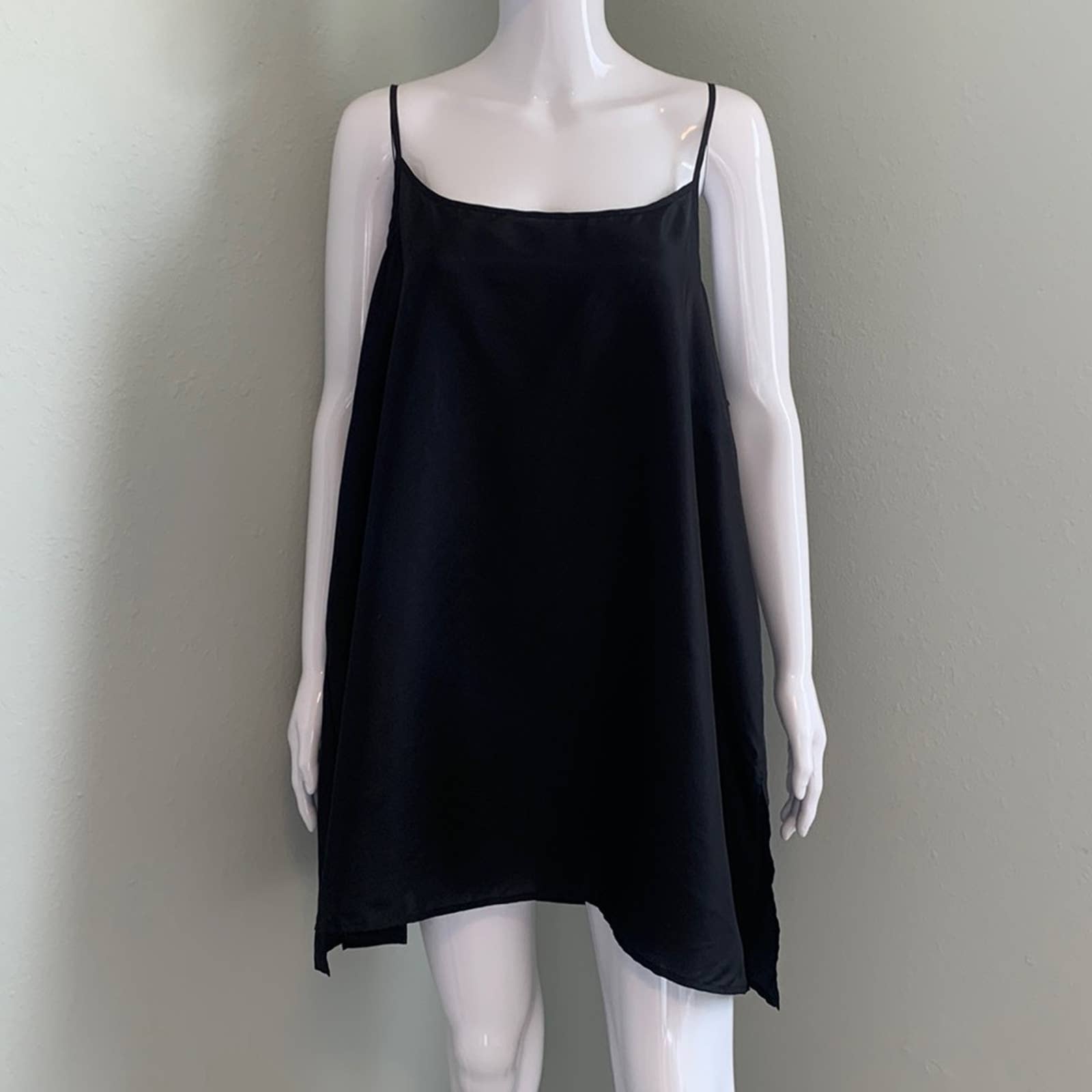 Size XL Eileen Fisher Black Silk Slip – Thrifty Babes