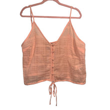 Load image into Gallery viewer, Size 12 Asos NWT Light Peach Pink Crop Top
