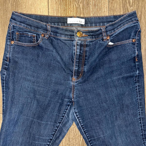 Size 12 Loft Petite Dark Wash Modern Skinny Jeans