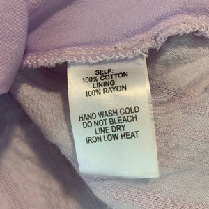 Size XL Lulus Adalee Lilac Striped Button-Up Tank Top